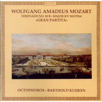 MOZART - Octophoros - Sérénade n°10, pour instruments à vent en si bémol..